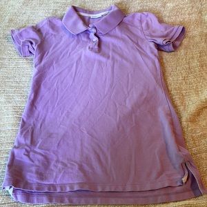 Purple collared shirt